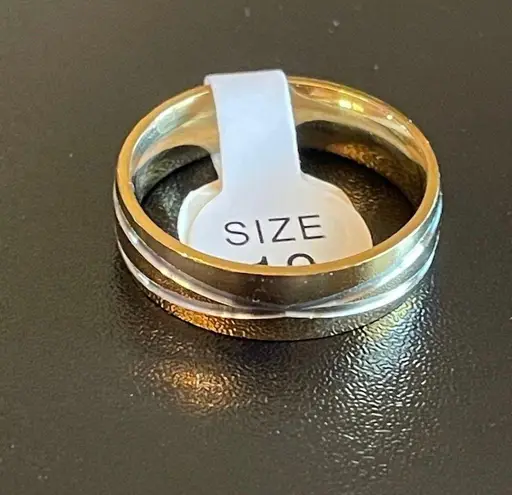 Golden X Infinity Promise Ring Gold