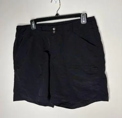 Bimini Bay Outfitters Ltd Shorts Womens Size 10 Black Nylon High Rise 6" Inseam