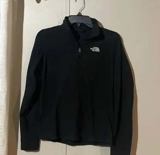The North Face Black 1/4 Zip Up Pull Over