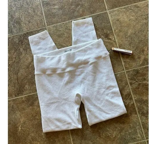 SKIMS Terry Lounge Leggings Snow Size L-Xl
