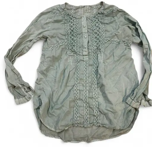 Vintage america light teal blouse Green Size M