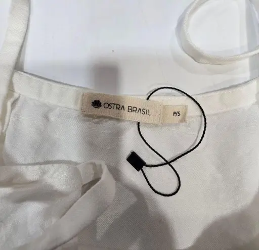 Ostra Brasil Long Beach Cover Up in Off White