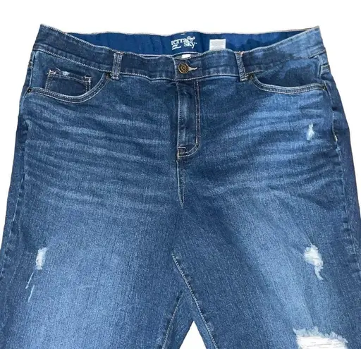 Terra & Sky distressed Boyfriend jeans