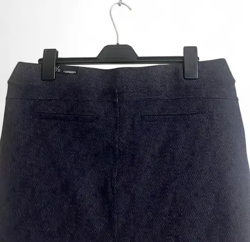 Liverpool Jeans Company Liverpool Jean Co. Skirt Sz 14 Black/Gray Textured Casual Work Wear
