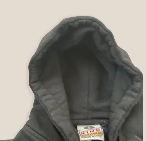 Head Kings Sportswear heavyweight Black Rainbow Embroidered Bulls Western Hoodie