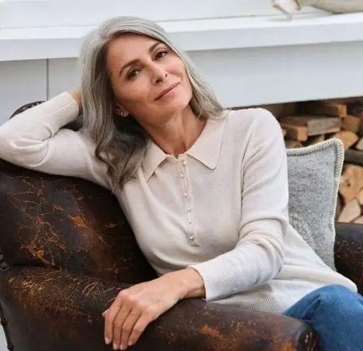 Woolover Collared Button Cashmere and Merino Knitted Sweater Size XL