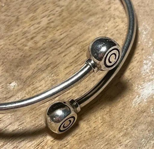 Sterling Silver Chamilia Flex Charm Bangle Bracelet - 925 