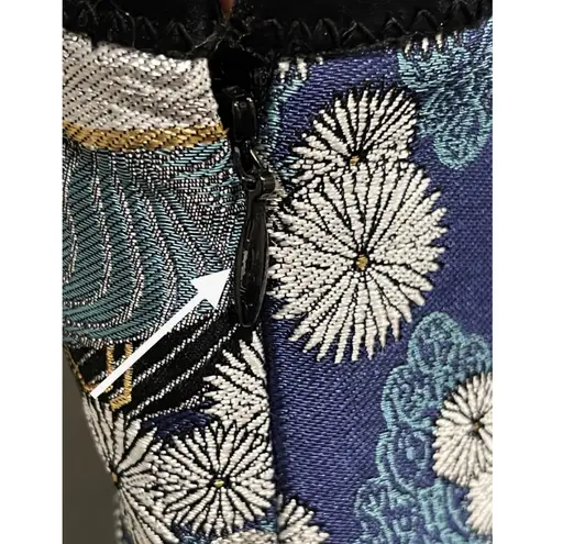 Proenza Schouler Metallic Silver Blue Sleeveless Mini Dress