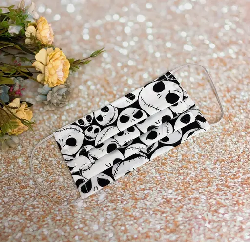 Jack The Pumpkin King Face Mask Halloween Mask White