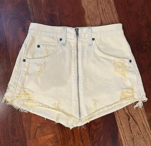 Carmar Denim Light Yellow  Skirt