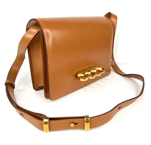 Alexander McQueen Four Ring Clutch Detachable Knuckle Ring Strap Shoulder Bag