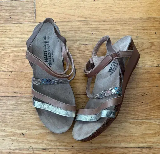 Naot Wedge Sandals Size 5.5