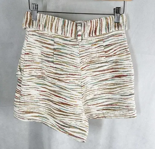 Sézane Sezane Kenan Jacquard Multi Color Belted Short Size US 2