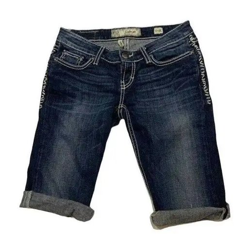 BKE Sabrina 25/0 shorts cutoff blue Jean Buckle Store women CHK