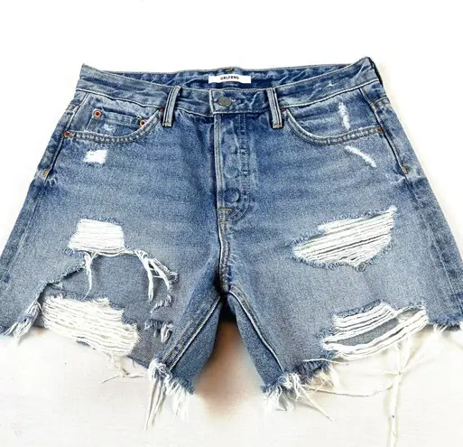GRLFRND GLRFRND Jourdan Tomboy High Waist Denim Shorts