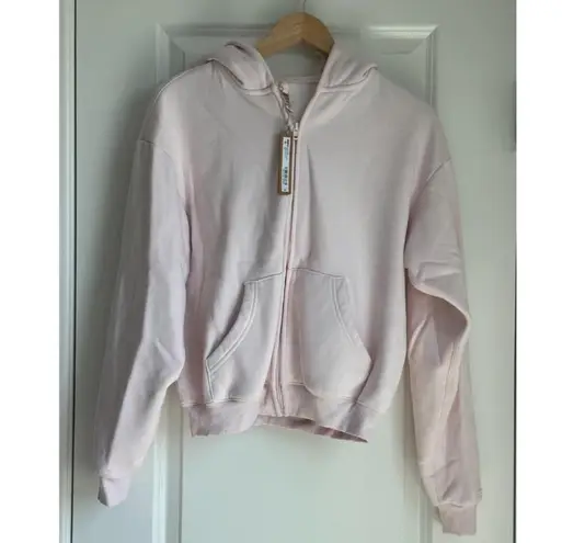 SKIMS Pink Zip Up Hoodie S