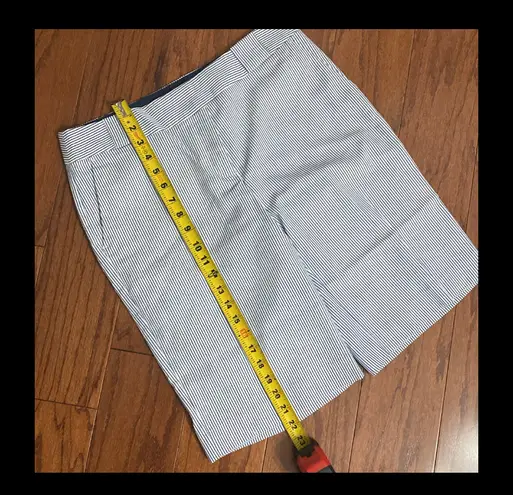 Attention blue stripe golfers Bermuda shorts - size 8