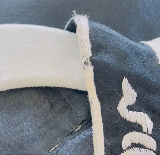 Antique Traditional Chinese hand embroidery fully handmade silk tops for collect Black Size 6