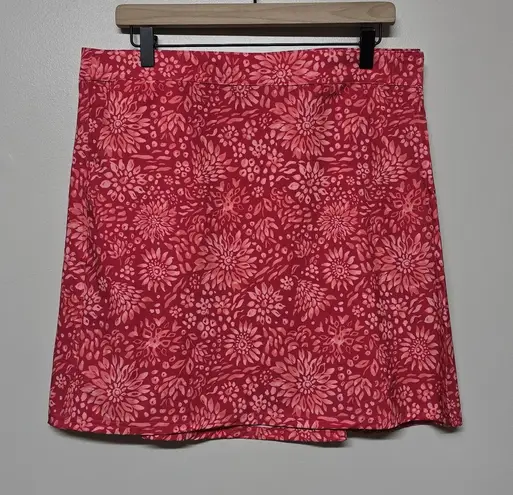 Ripskirt Dahlia Teaberry Wrap Cover Up Skirt Side Pockets EUC Sz L Beach Resort Pink Size L