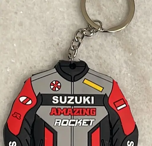 Suzuki Amazing Rocket Motorcycle ATV Car Suzuki Moto key holder Accessories Gift Black
