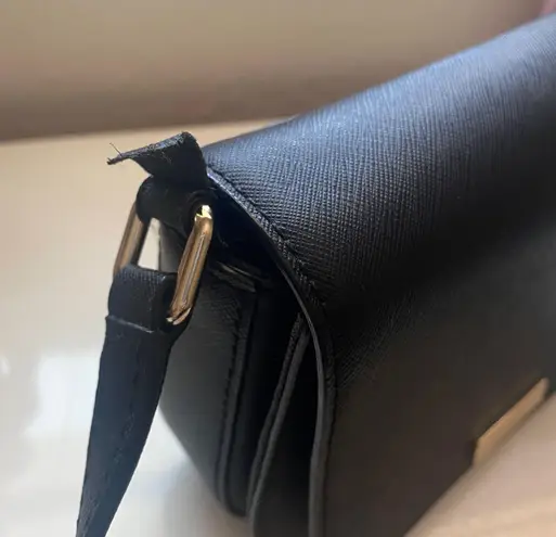 Kate Spade Black  Crossbody Leather Mini Flap Bag