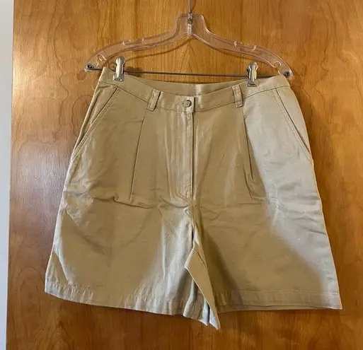 Ralph Lauren Lauren  Round Hill Shorts Beige Vintage NWT Womens Size 10