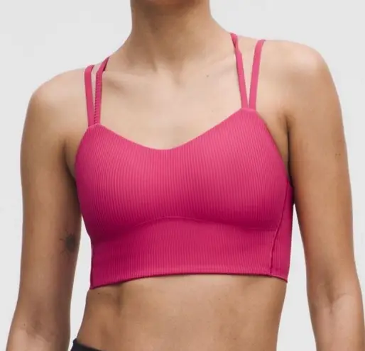 Lululemon  Like a Cloud Ribbed Longline Bra *Light Support, B/C Cup Size 6 - Image 1
