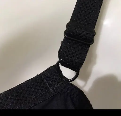 Illusion Padded Underwire Black Bra Size 36DD