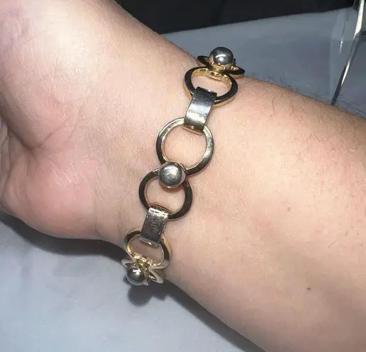 MCM Vintage Circle Chain and Ball Bracelet