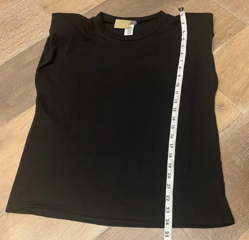 Sans Souci Sleeveless Shoulder Pads Top