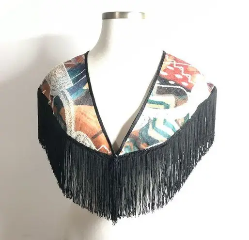 Crazy Quilt Shawl/Collar, Handmade, One