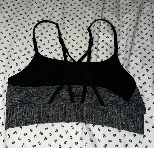 Victoria's Secret PINK by Victoria Secret sport bra grey/black