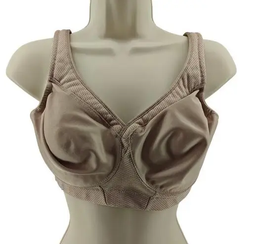 Glamorise Sport 1006 MagicLift Seamless Sports Bra Cafe 34D Size undefined