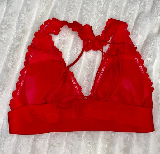 Victoria's Secret PINK Lined Scrappy Lace Bralette