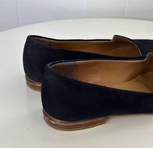 Everlane Navy Blue Flat Suede Shoes 8