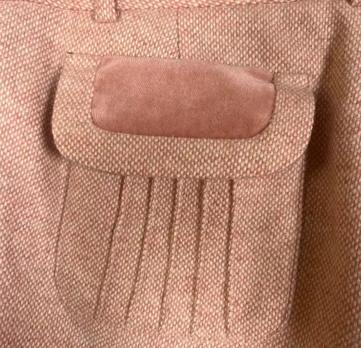 Susana Monaco Pink Wool Wide Leg Trouser Size 4