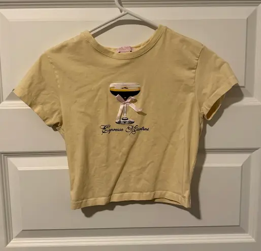 love theory essential Espresso Martini Baby Tee