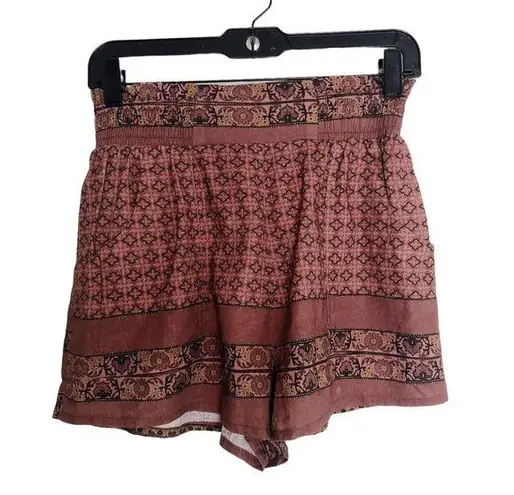 Olivaceous  Burgundy Boho High Rise Shorts Women’s Size Small NWT