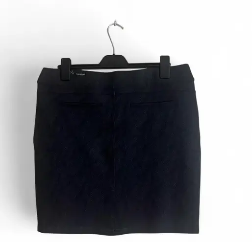 Liverpool Jeans Company Liverpool Jean Co. Skirt Sz 14 Black/Gray Textured Casual Work Wear