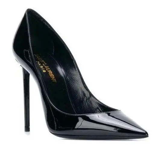 Saint Laurent  Zoe 110m Pump 39 black patent leather worn once BEAUTIFUL/classic