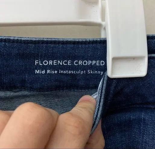 DL1961  Florence Cropped Skinny Jeans Mid Rise Instasculpt