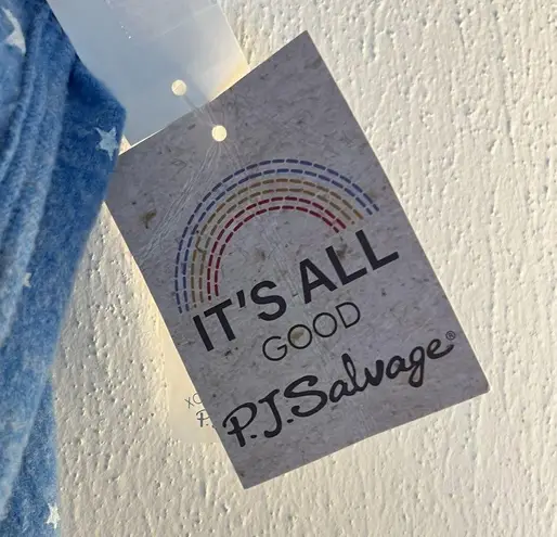 P.J. Salvage Sleep Shorts Athletic Club Pajama Bottoms in Bright Blue Sz XL NWT