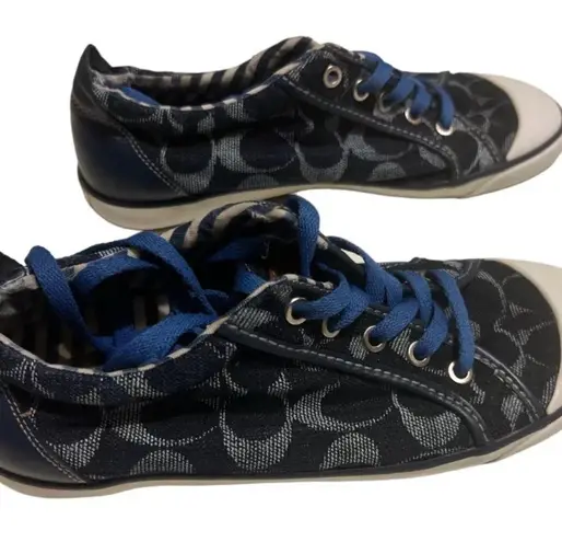 Coach  Suzzy Canvas Sneakers size 9B