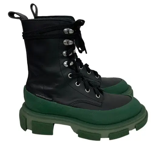 Monse x Both Gao Leather Combat Boots Size 36 Black