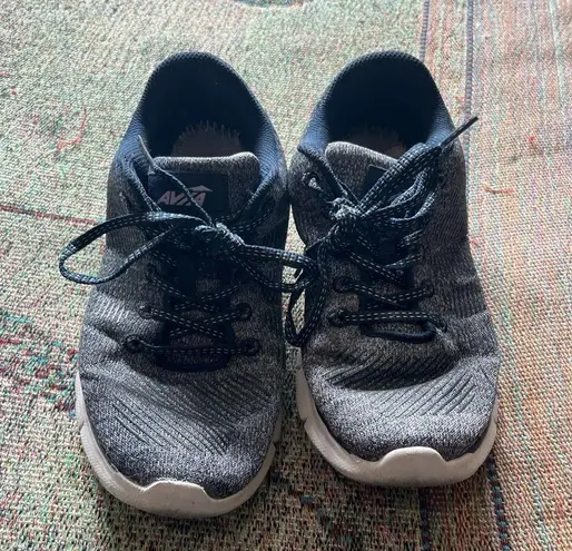 Avia Grey Blue Sneakers Lightweight Breathable Design Running Shoes SZ 7.5