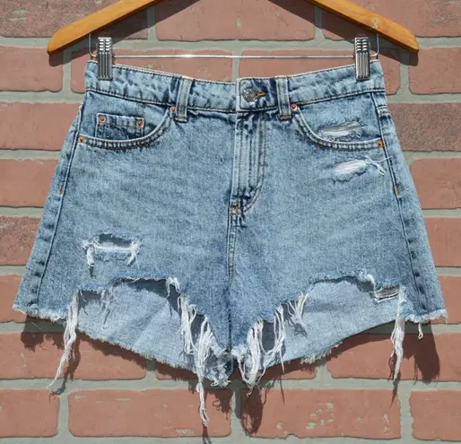 Wild Fable The Distressed High Rise Short Denim Jeans Shorts Size 0