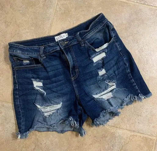 Cello Womens  Distressed Shorts XL