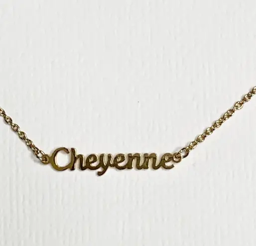Marina De Buchi “Cheyenne” Lumiela Personalized Name Necklace