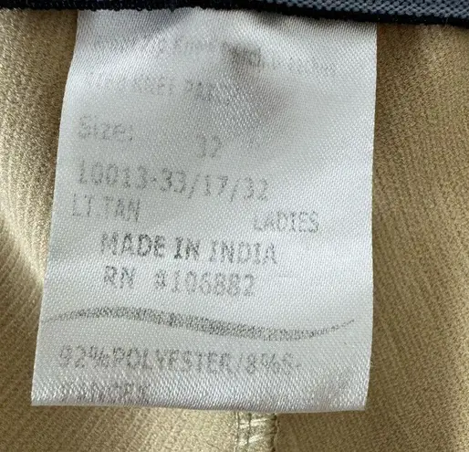 TuffRider Ribbed Knee Patch Breeches Tan Equestrian 32