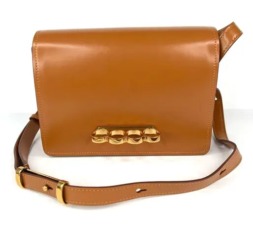 Alexander McQueen Four Ring Clutch Detachable Knuckle Ring Strap Shoulder Bag